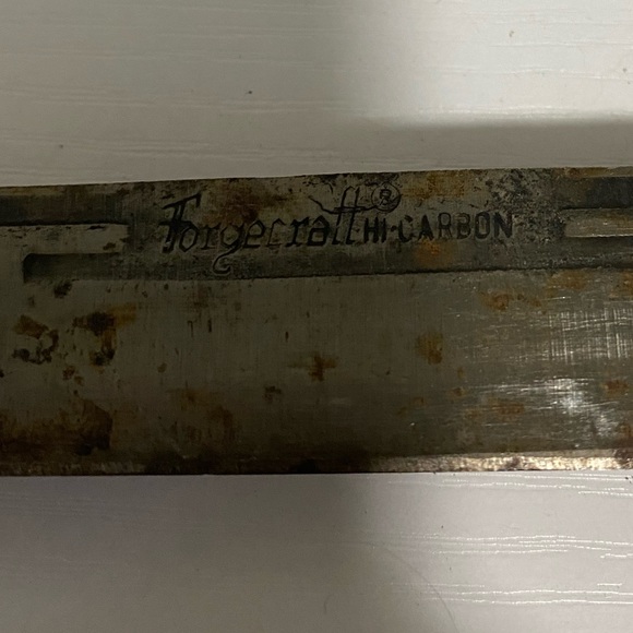 Vintage Forgecraft Hi-Carbon Steel 6" Butcher / Slicing Knife - Picture 2 of 5